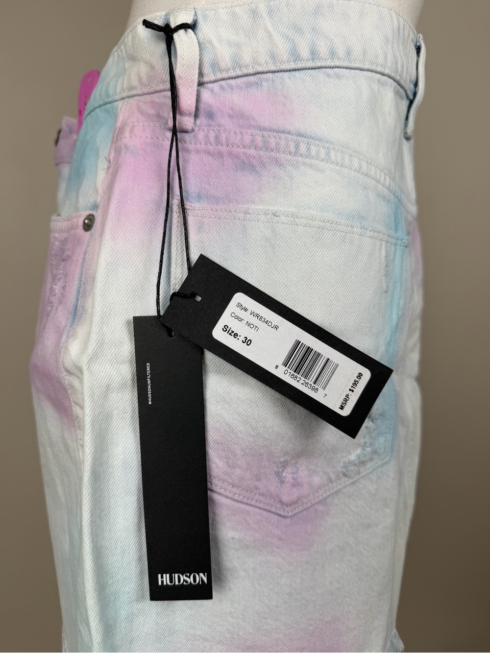 Hudson Jeans The Viper Tie Dye Mini Skirt Size:  30 - Picture 12 of 15